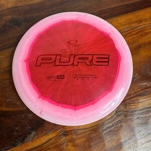 Latitude 64 Opto Ice Orbit Pure Putter Disc Golf Pink Enhanced Grip